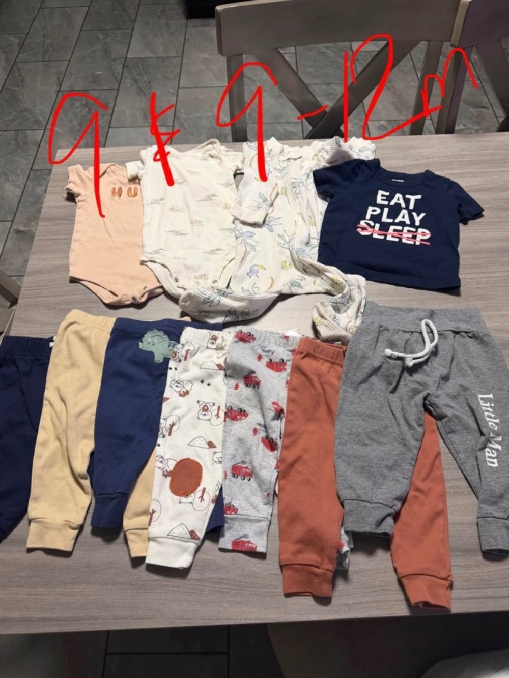 Boy clothes 9m and 9-12m